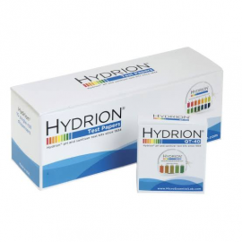 Papel de prueba cuaternario (por diez) Hydrion QT-40