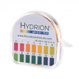 Papel Ph Hydrion (93) con dispensador y tabla de colores - Gama completa Insta Chek ph- 0-13