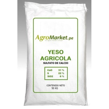 Yeso agrícola bolsa de 50kg