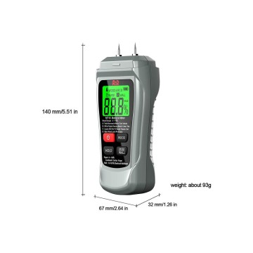 Medidor de humedad de...