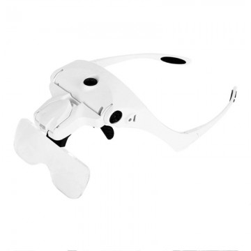 Lupa Visera De Cabeza 2 Led...