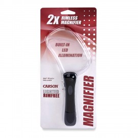 Lupa con luz led cuadrado marca Carson - RM-77