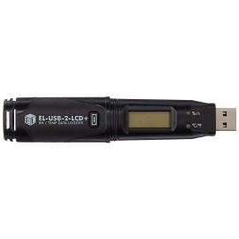 Registrador de datos de punto de rocío y de temperatura, humedad de alta precisión con LCD Lascar Electronics - EL-USB-2-LCD+